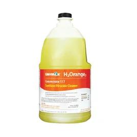 Orange One-Step Disinfectant 1 GAL Multi Surface Neutral Concentrate Hydrogen Peroxide 4/Case