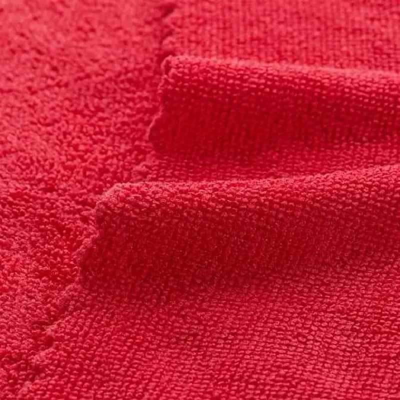 HOSPECO® Smart Rags 12X12 IN Microfiber Red Square 18 Gram Seamless Lint-Free Economy 50 Count/Box 8 Box/Case