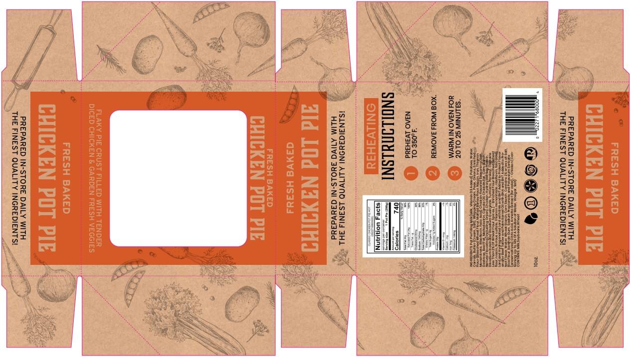 Pot Pie Take-Out Box 6X6X2.5 IN Square 150/Case