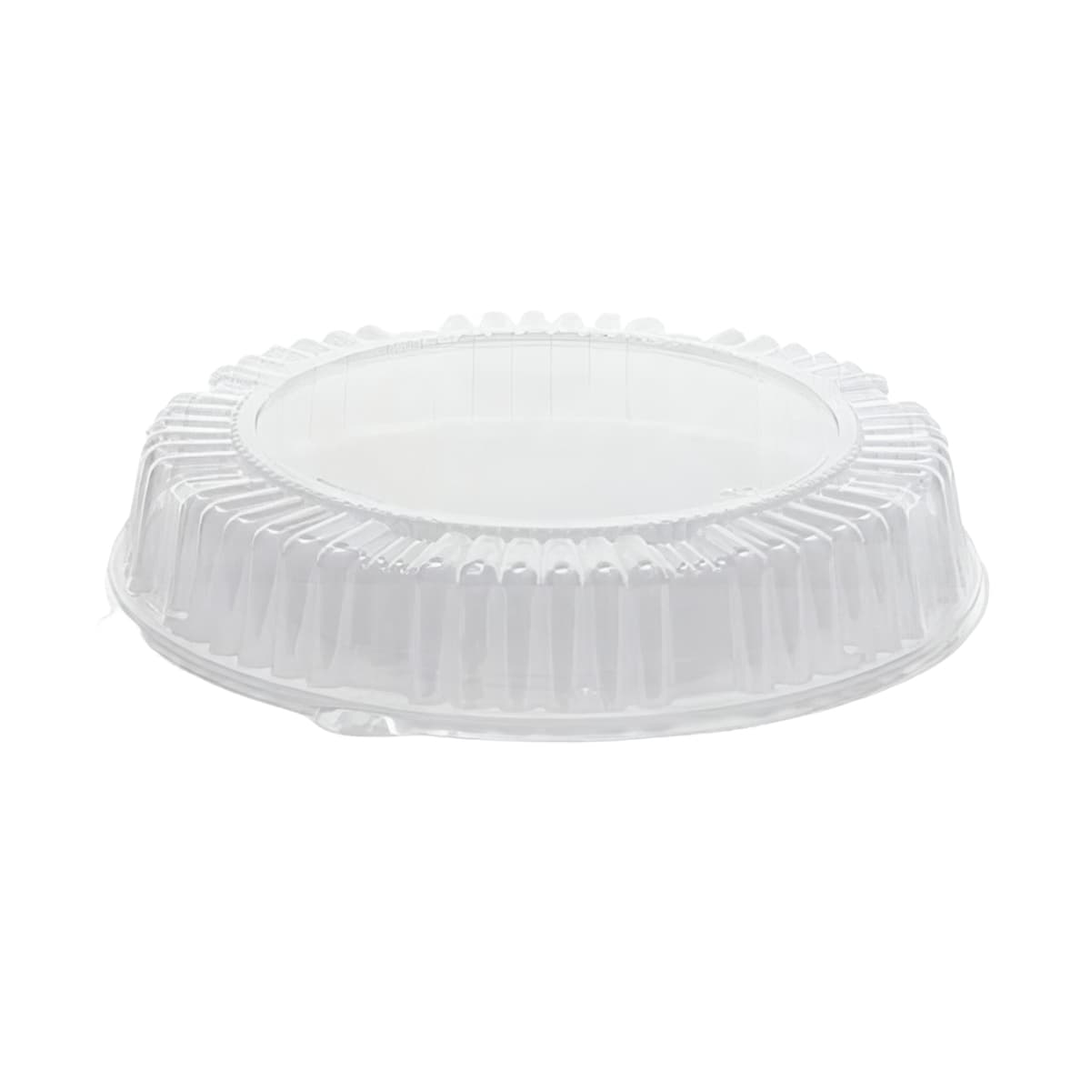 WNA CaterLine® Lid Low Dome 12X1.85 IN PET Clear Round For Serving Tray Unhinged 25/Case