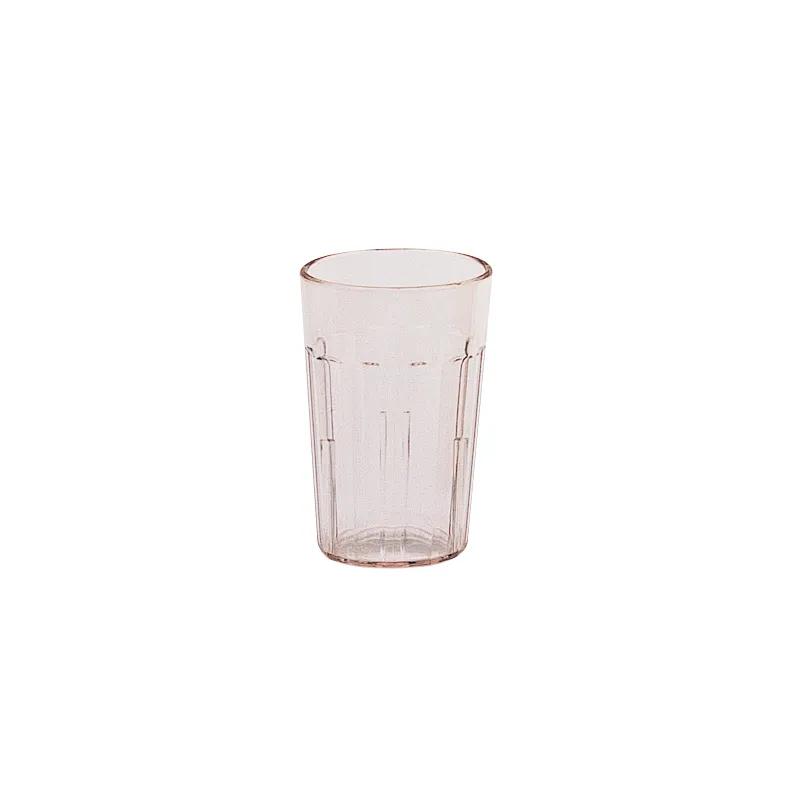 Newport Tumbler 8 FLOZ Plastic Clear Fluted 36/Case