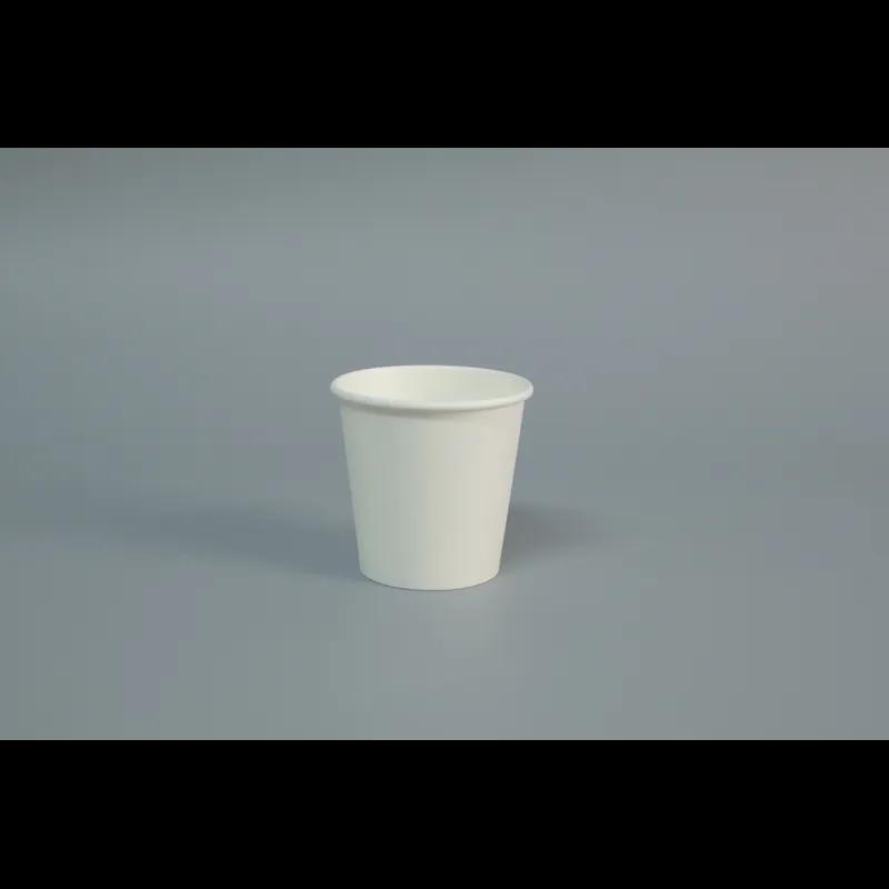 Victoria Bay Hot Cup 4 OZ Single Wall Poly-Coated Paper White 1000/Case