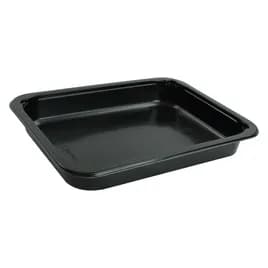 Bakery Tray 23.5 OZ CPET Black Oven Safe 420/Case