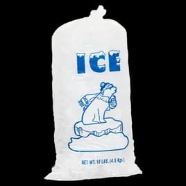 Ice Bag 10 LB Clear Loose Pack 1000/Case