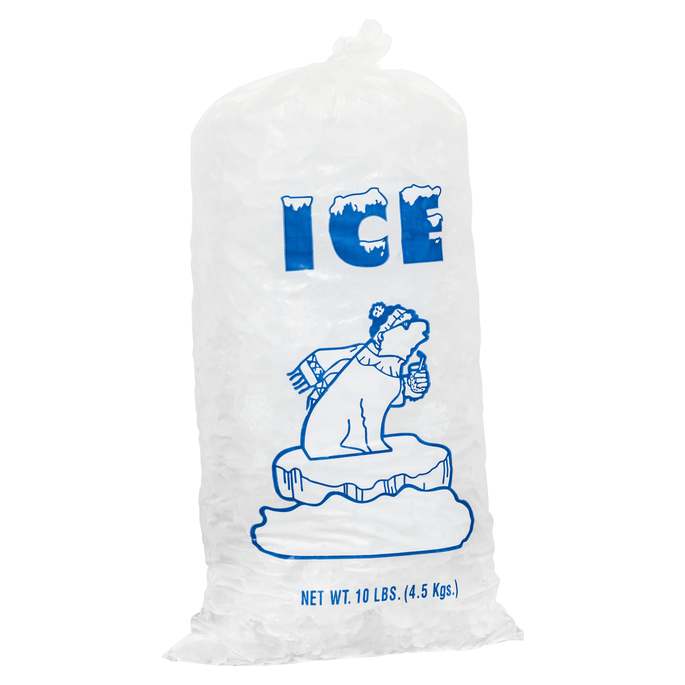 Ice Bag 10 LB Clear Loose Pack 1000/Case