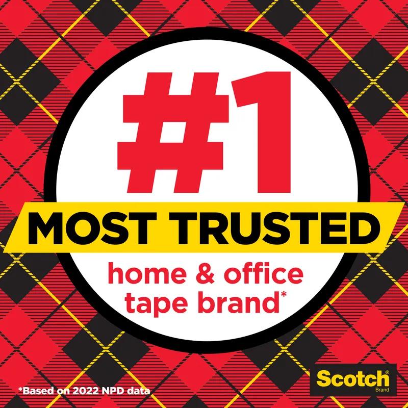 Scotch® 600 Tape 0.5IN X36YD Translucent 144/Case