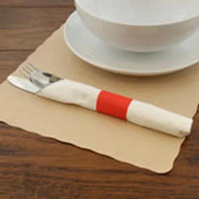 Napkin Bands Red Paper 2500 Count/Pack 8 Packs/Case 20000 Count/Case