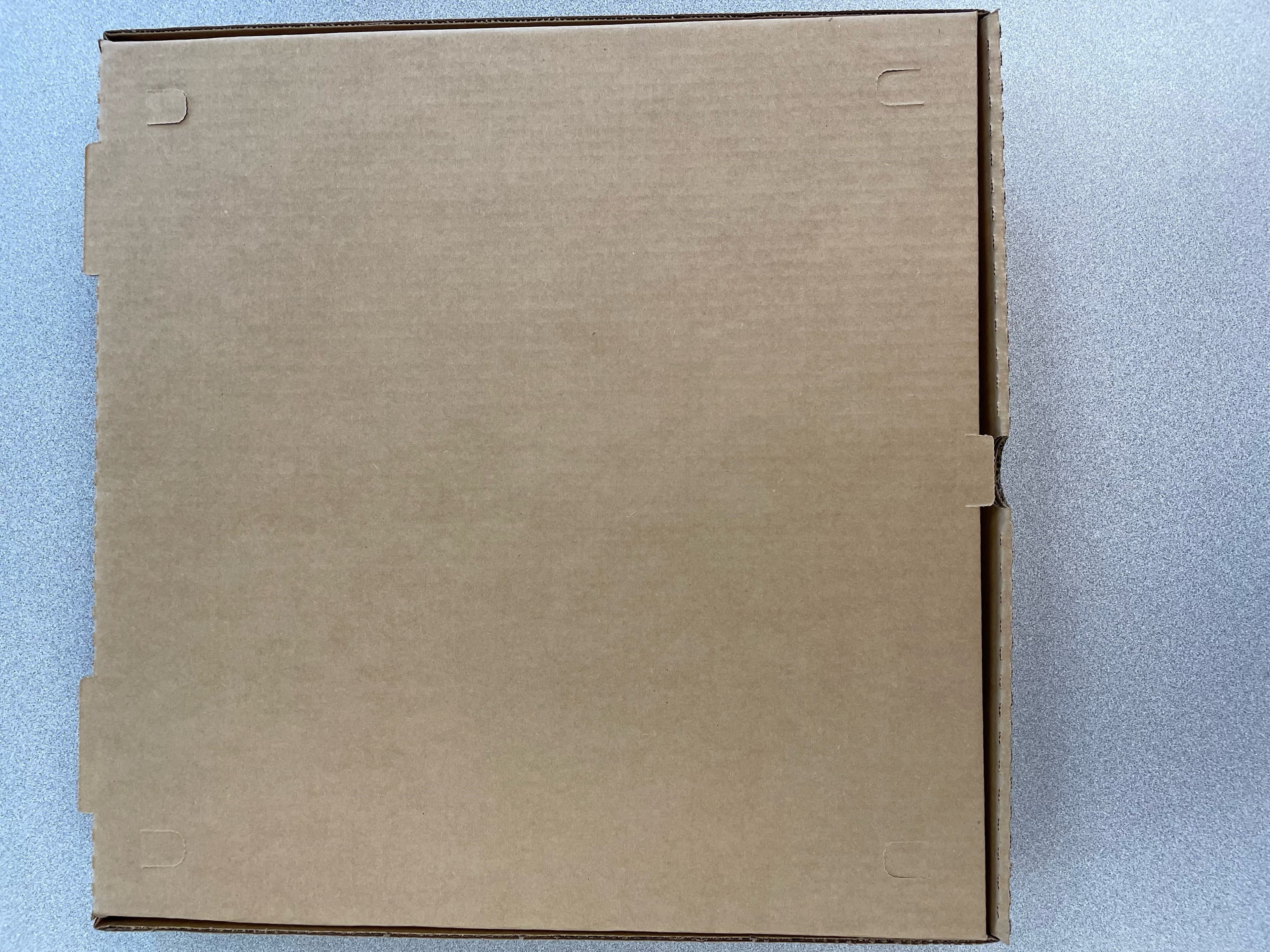 Victoria Bay Pizza Box 16X16X2 IN Corrugated Cardboard Kraft Plain B-Flute 50/Bundle
