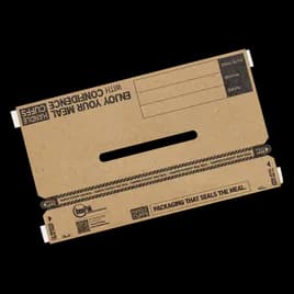 Handle Cuffs™ Bag Seal 10 IN Kraft With Tamper-Evident Closure 250/Case