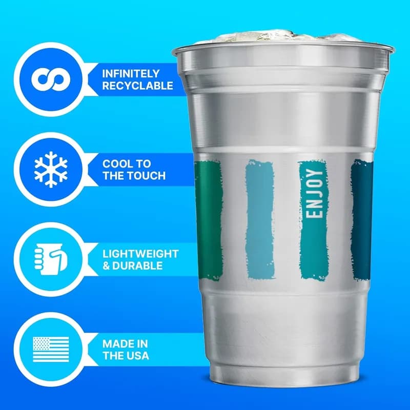 Cup 20 OZ Aluminum Bulk Everyday 600/Case