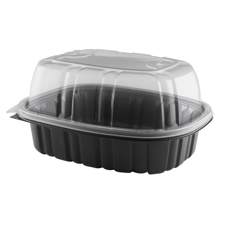 Nature's Best Roaster Base & Lid Combo With Dome Lid XL PP Black 150/Case
