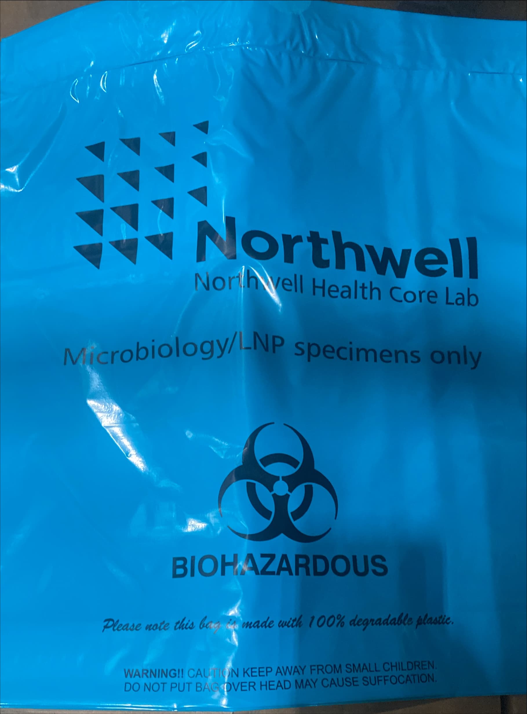 Poly Bag 16X3X18 IN Teal LDPE 1.9MIL With Drawtape Closure 500/Case