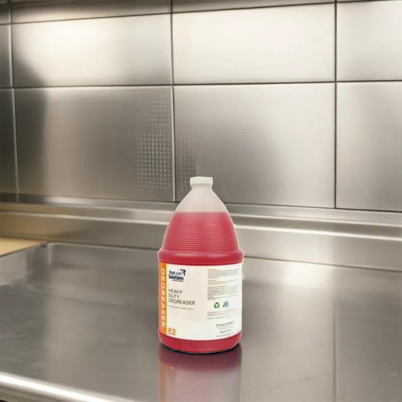 EcoLogic Solutions Citrus Scent Degreaser 1 GAL Multi Surface Heavy Duty Alkaline Concentrate 2/Case