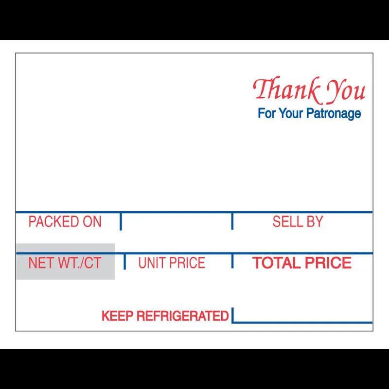 Hobart SP80/SP-1500 LST1650ATS Label 16/Case