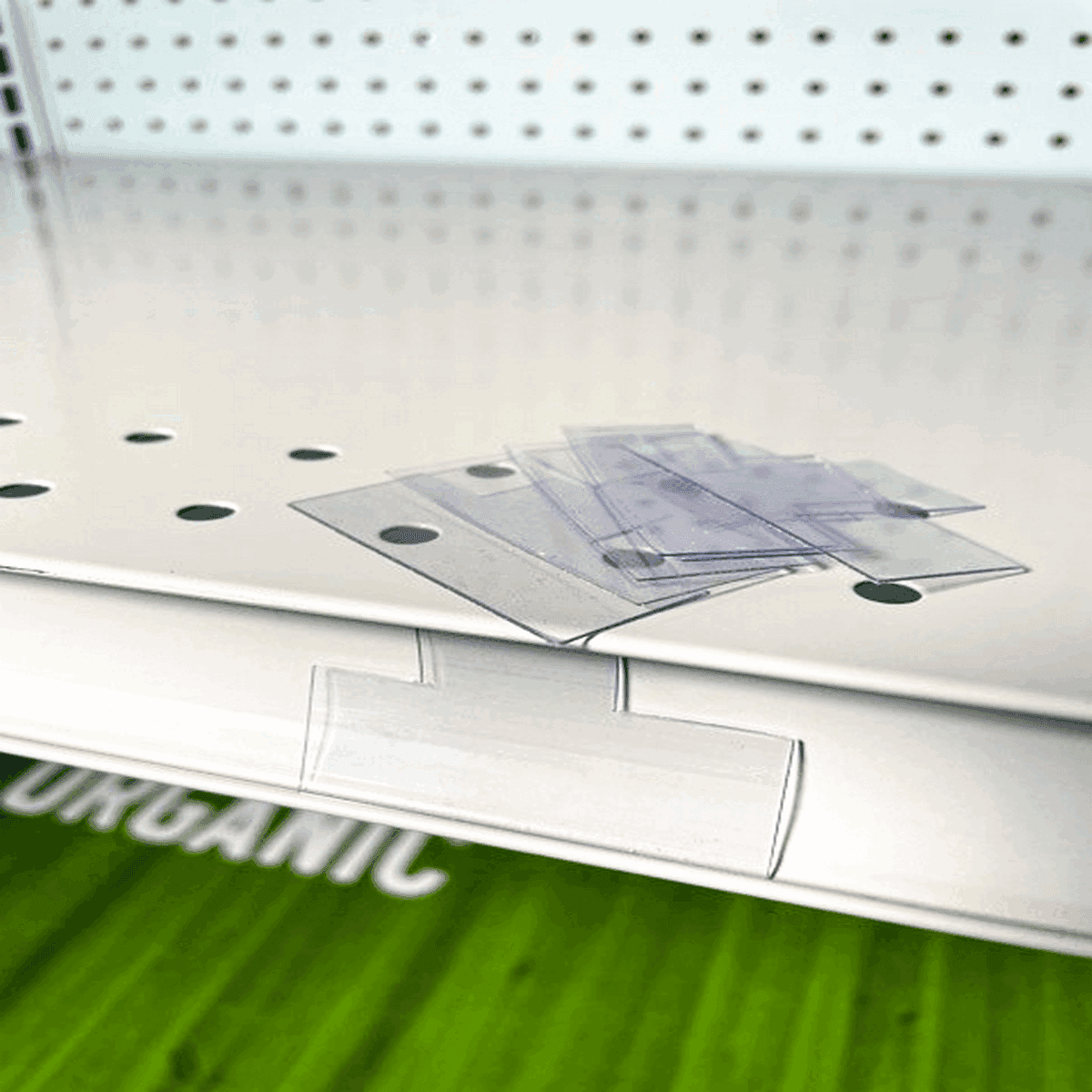 Shelf Label Holder 1.2188X3 IN UPC Chip 1000/Bag