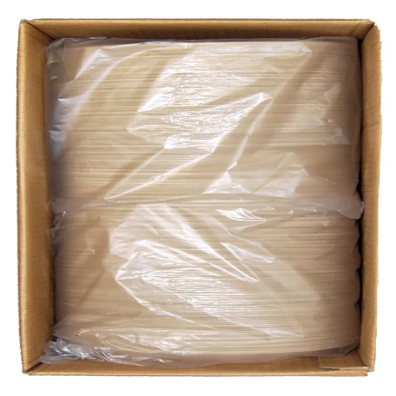 Plate 6X9 IN Pulp Fiber Kraft Oval 300/Case