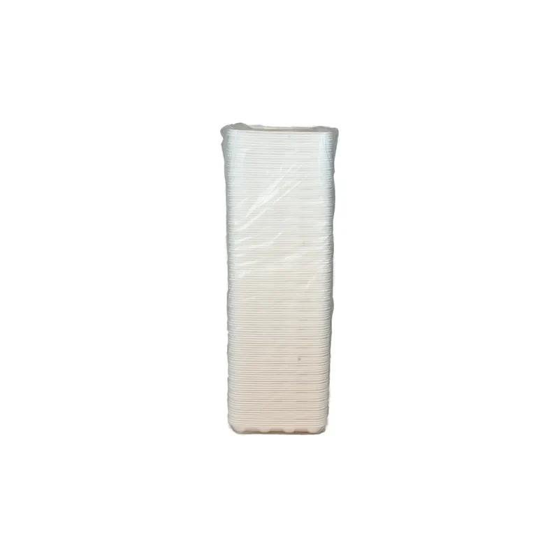 4D1 Meat Tray 9.5X7X1.25 IN Polystyrene Foam White 500/Case