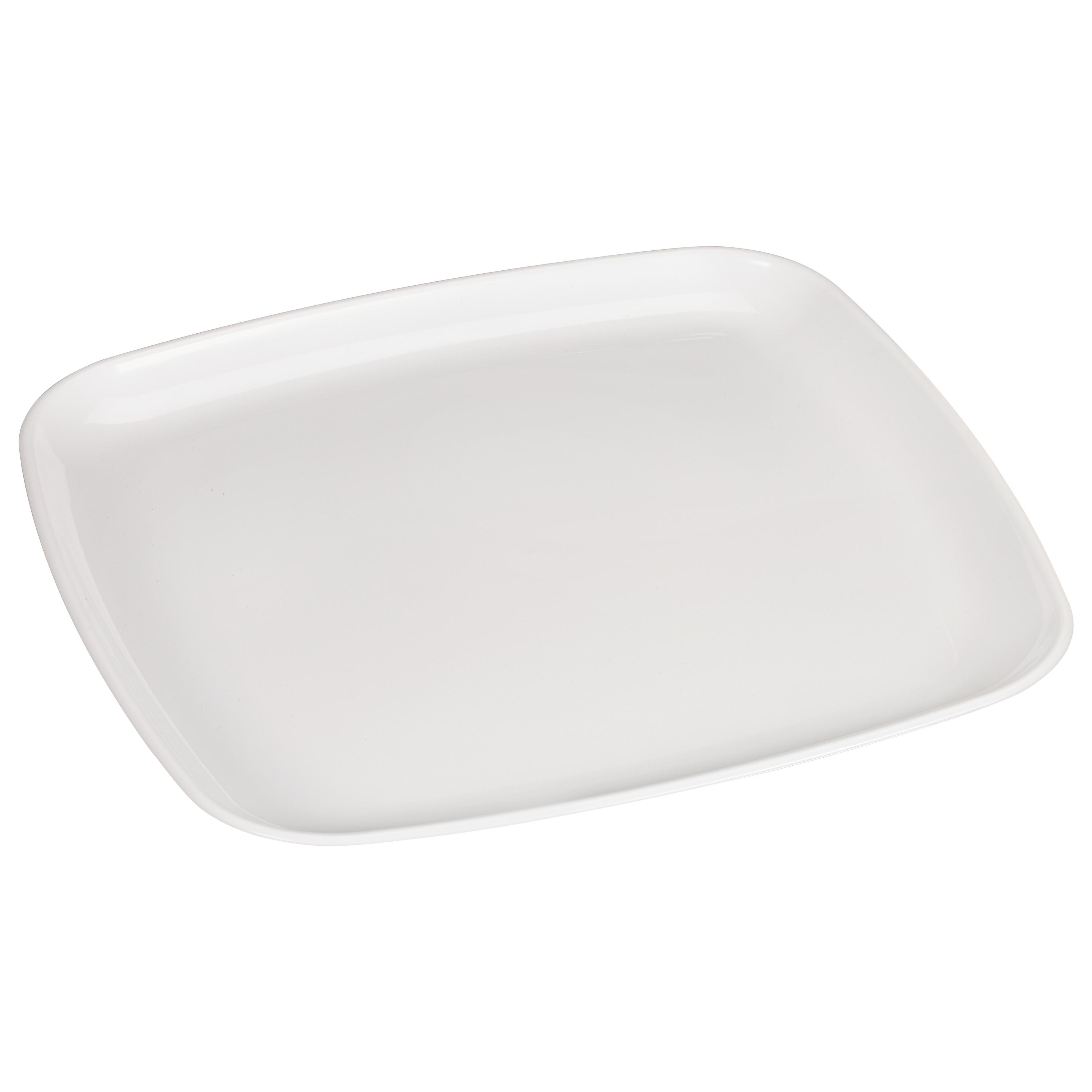 Mozaïk® Serving Tray Base 16X16X0.75 IN PP White Square 25/Case