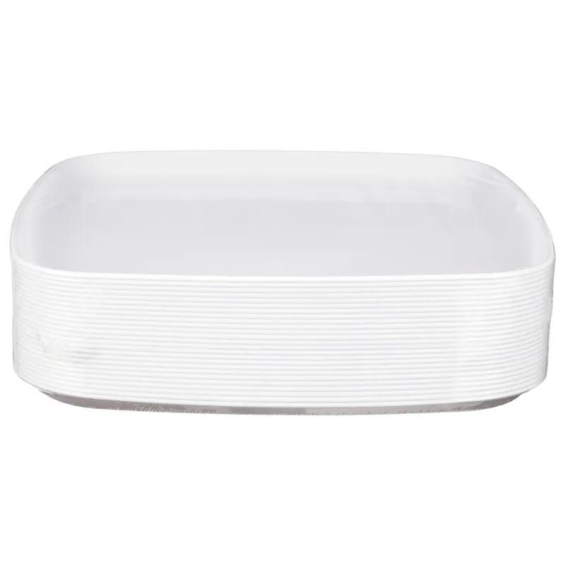 Mozaïk® Serving Tray Base 16X16X0.75 IN PP White Square 25/Case