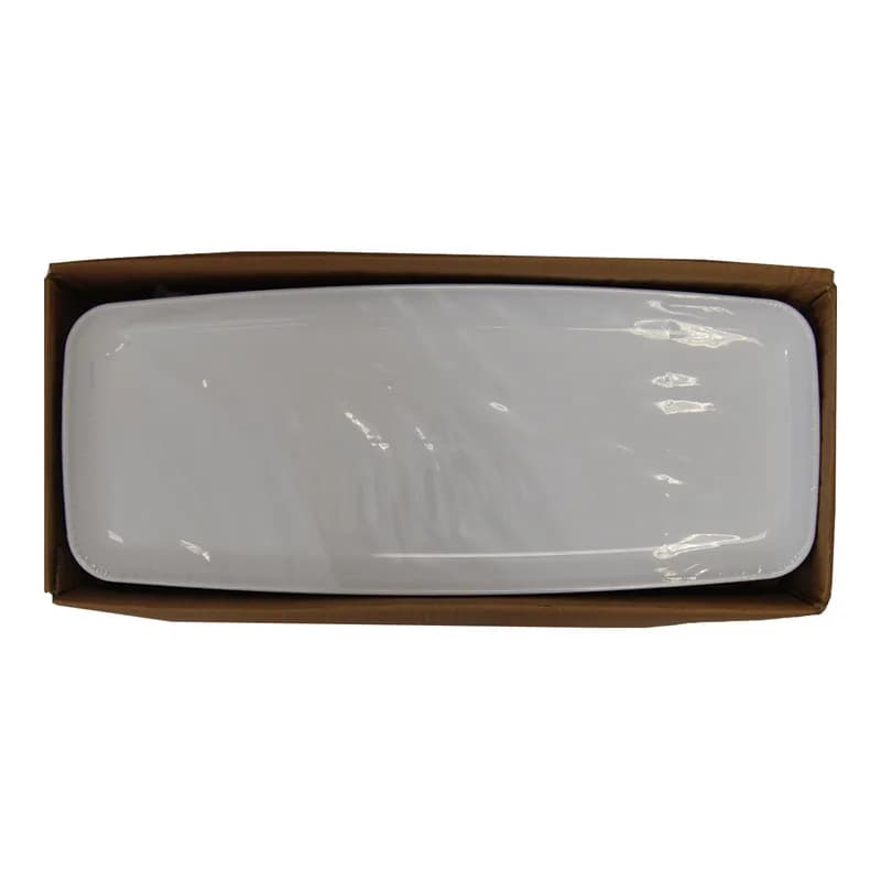 Mozaïk® Serving Tray Base 9X22X0.88 IN PS White Rectangle 25/Case