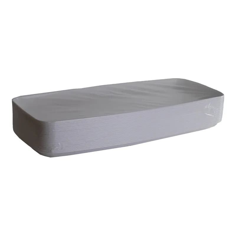 Mozaïk® Serving Tray Base 9X22X0.88 IN PS White Rectangle 25/Case