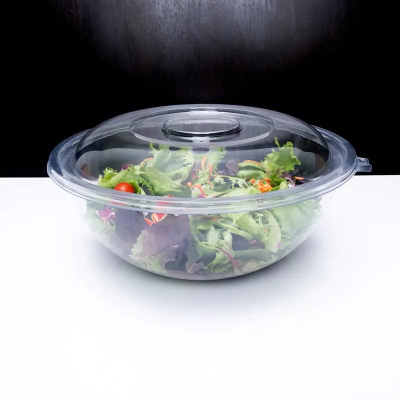 Lid Dome PET Clear Round For 320 OZ Bowl 25/Case
