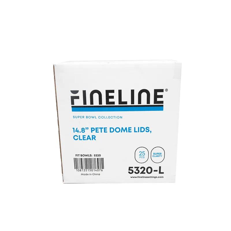 Lid Dome PET Clear Round For 320 OZ Bowl 25/Case