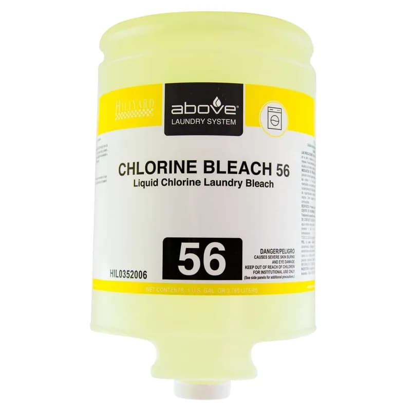 Above 56 Laundry Bleach 1 GAL Liquid Chlorine 4/Case