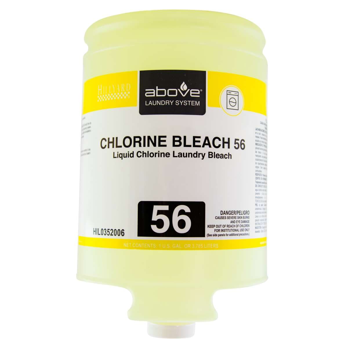 Above 56 Laundry Bleach 1 GAL Liquid Chlorine 4/Case