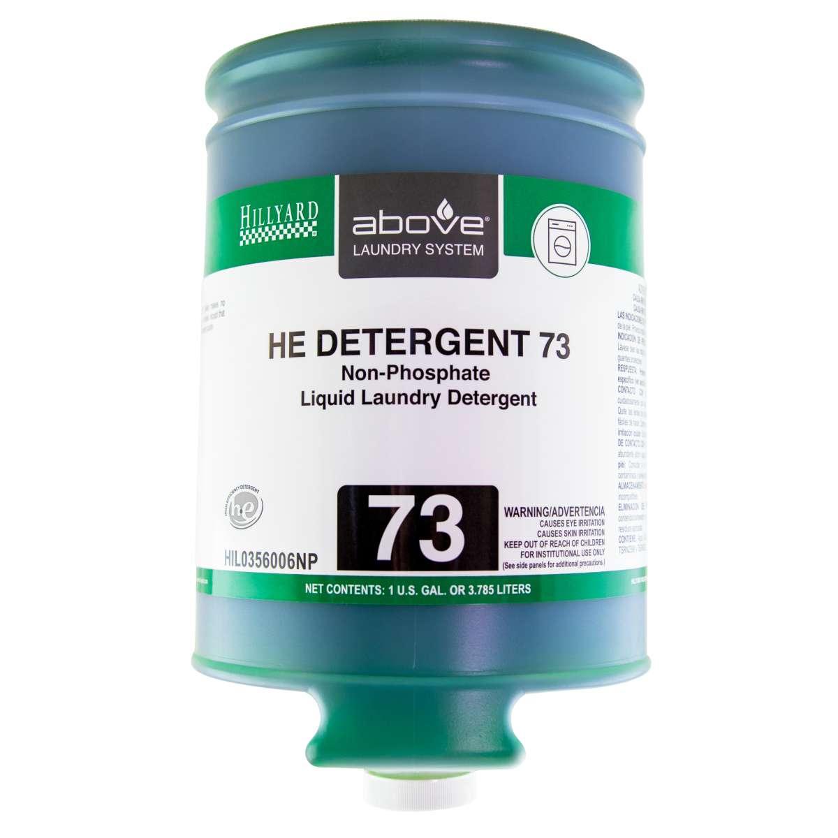 Above® HE Detergent 73 Fragrance Free Laundry Detergent 1 GAL Phosphate-Free 4/Case