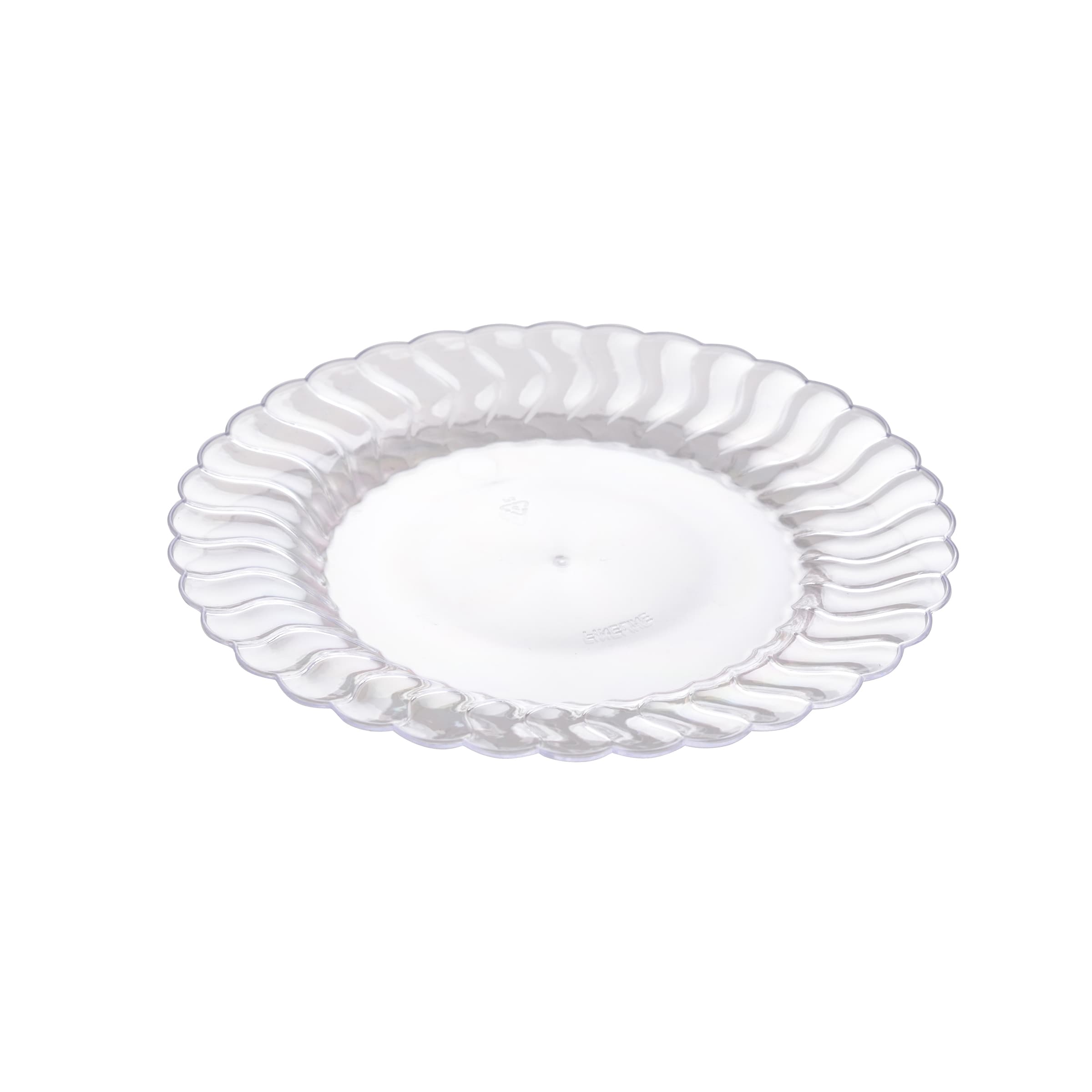 Plate 6 IN Plastic Clear Round 180/Case