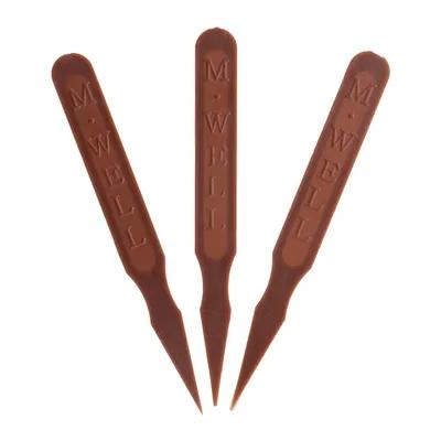 Medium Well Steak Marker 3 IN Plastic Brown 1000 Count/Pack 5 Packs/Case 5000 Count/Case