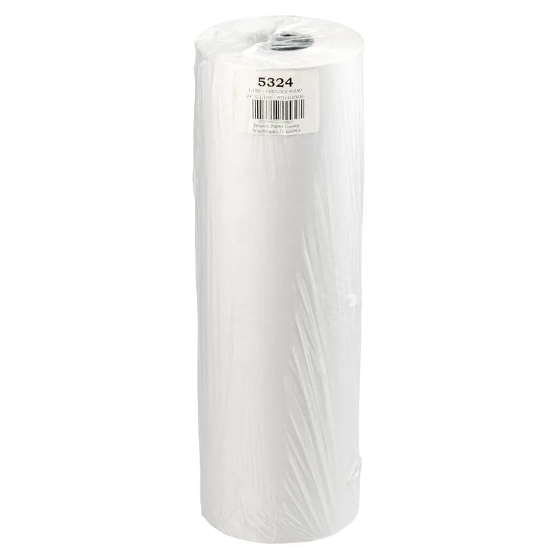 Freezer Paper Roll 24IN X1100FT White Plain Standard Grade 1/Roll