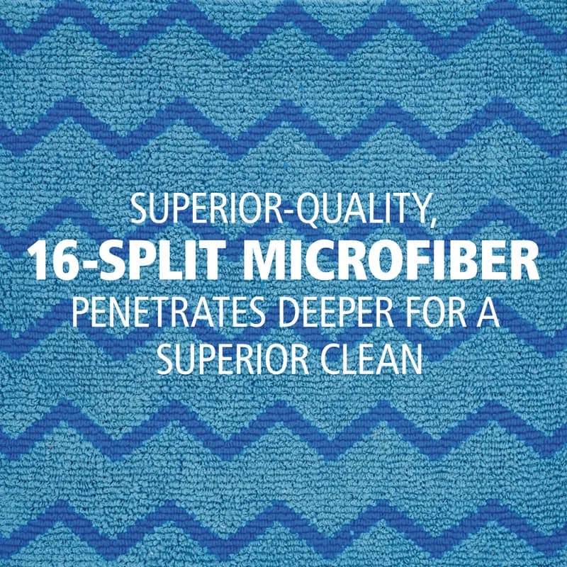 Hygen™ All Purpose Cleaning Cloth 16X16 IN Microfiber Blue 12/Case