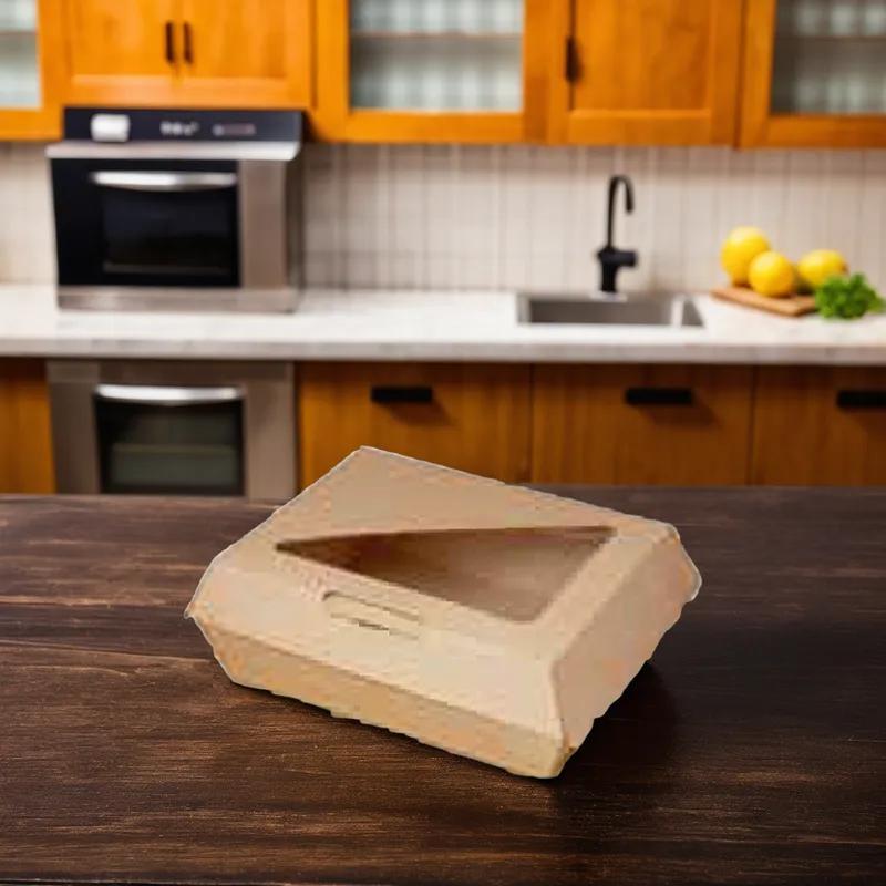 Bagcraft® Take-Out Box 7.88X5.94X2.75 IN Rectangle With Window 200/Case