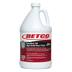 BetcoBest® LM Floor Finish with SRT™ Mild Scent Floor Finish 1 GAL RTU Liquid Low Maintenance 4/Case