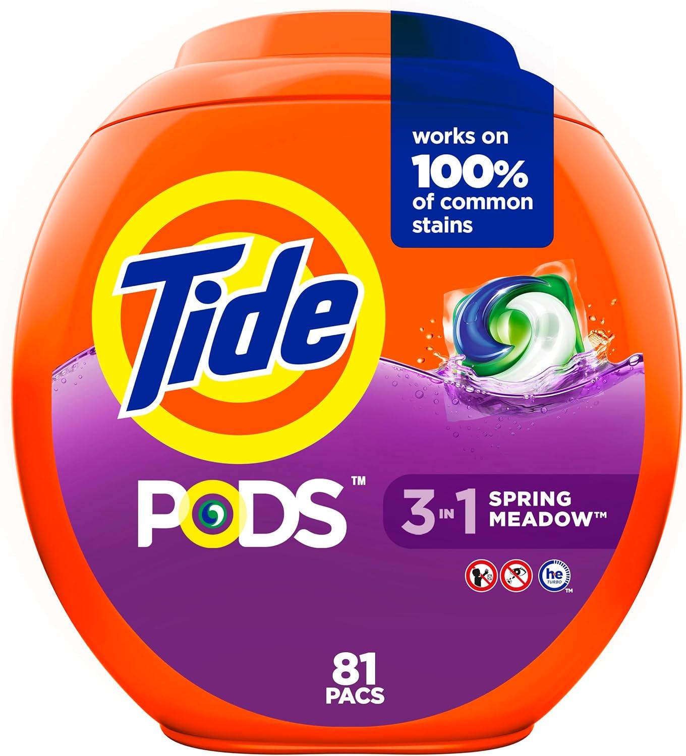 Tide® Laundry Detergent Liquid Pod 76 Count/Pack 4 Count/Case