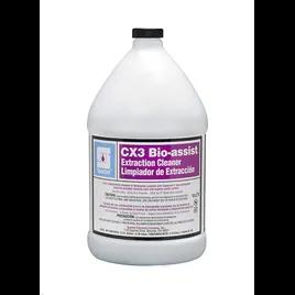 CX3 Bio-Assist® Floral Carpet Extraction Cleaner 1 GAL Heavy Duty Alkaline Concentrate Enzymatic 4/Case
