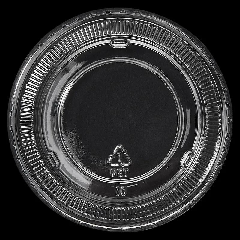 Victoria Bay Lid Flat 78MM PET Clear For Cold Cup No Slot 2000/Case