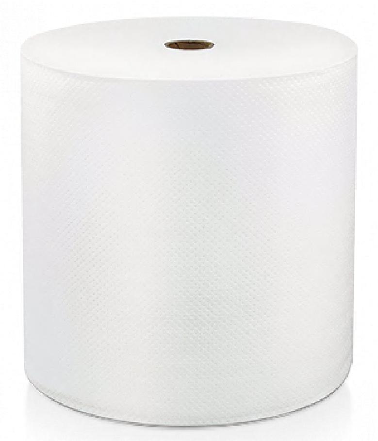 LoCor® Roll Paper Towel 7IN X1200FT White Through Air-Dried (TAD) High Capacity Hardwound Ultra 6/Case