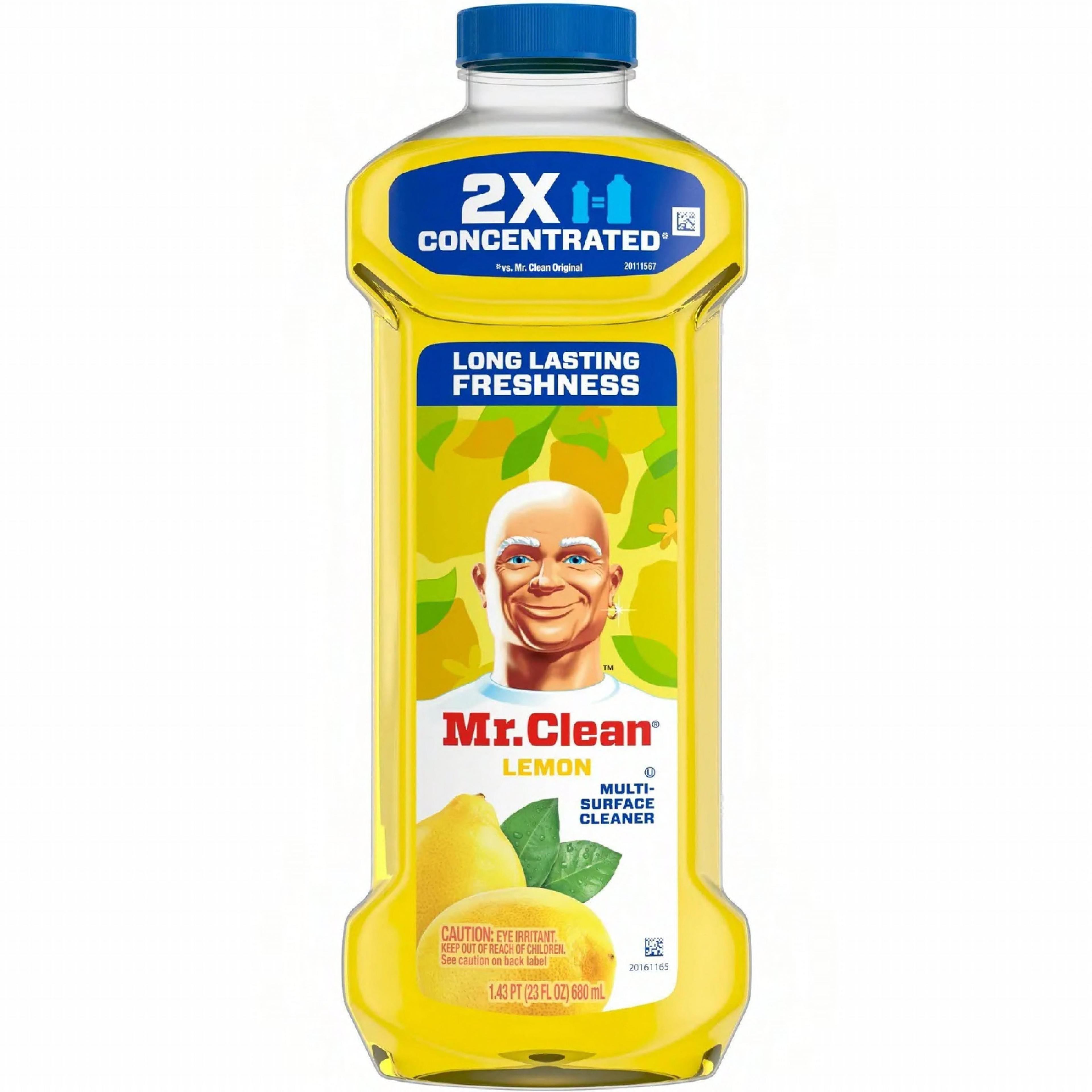 Mr. Clean® 2X Lemon All Purpose Cleaner 23 OZ Liquid Antibacterial 6/Case