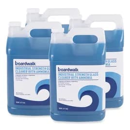 Boardwalk® Unscented Glass Cleaner 1 GAL RTU Ammonia Industrial Strength 4/Case