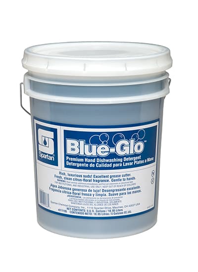 Blue-Glo Fresh Scent Manual Dish Detergent 5 GAL Neutral Liquid Hand Premium 1/Pail