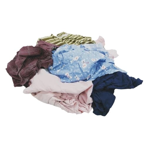 Cleaning Rag 50 LB Imported Colored Carnival 24/Bag