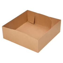 Victoria Bay Take-Out Box 10.5X10.5X3.625 IN Paperboard Kraft Square 200/Case