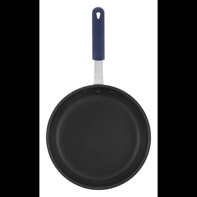 Fry Pan 8.62X1.875 IN Aluminum Red Light Weight Heat Resistant With Silicone Sleeve 1/Each