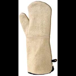 T-Mitten Gloves Large (LG) 17 IN Natural Dry Heat Protection 1/Pair
