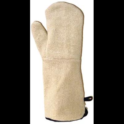 T-Mitten Gloves Large (LG) 17 IN Natural Dry Heat Protection 1/Pair
