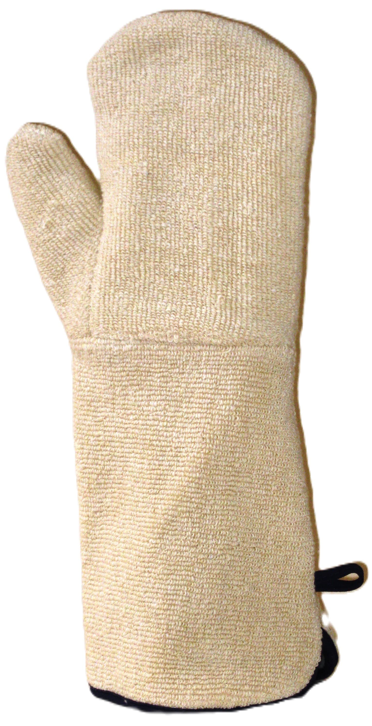 T-Mitten Gloves Large (LG) 17 IN Natural Dry Heat Protection 1/Pair