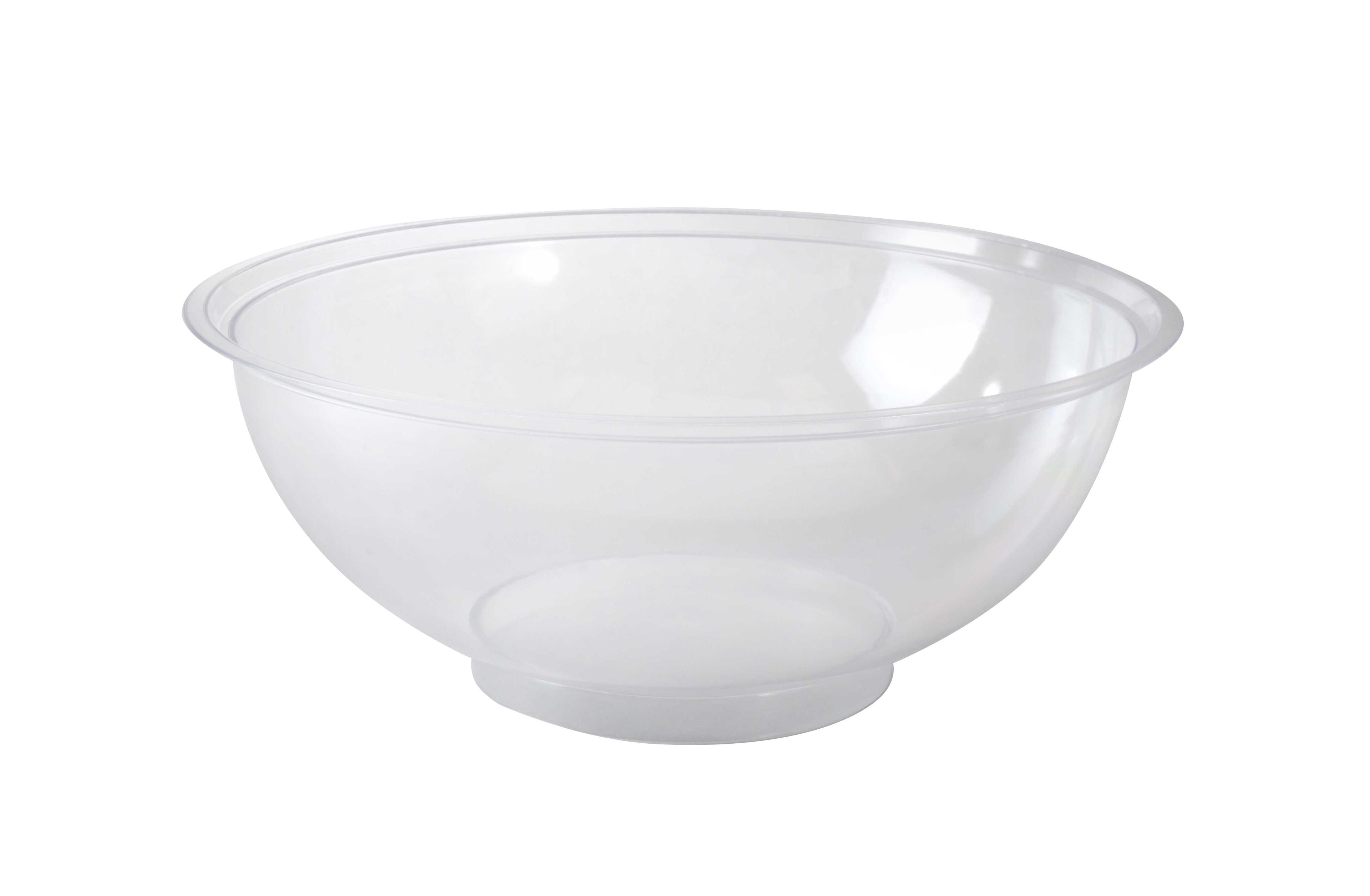 Serving Bowl 320-384 OZ Plastic Clear 12/Case
